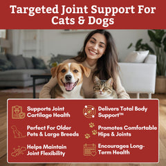 Wholistic Pet Organics Max Strength – palourde-verte : ingrédient naturel pour la mobilité des chiens et chats.