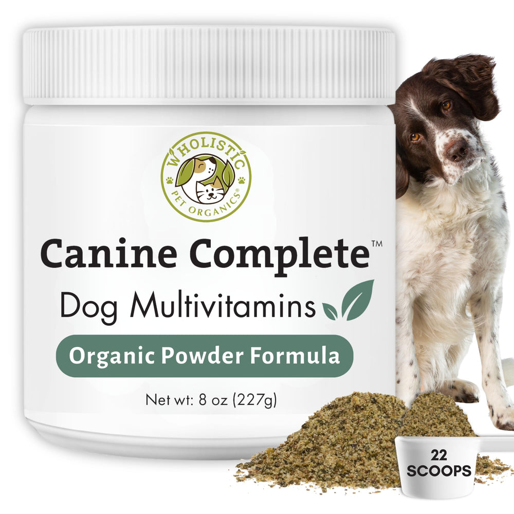 Wholistic Pet Organics Complet Chien - poudre nutritionnelle quotidienne pour chiens