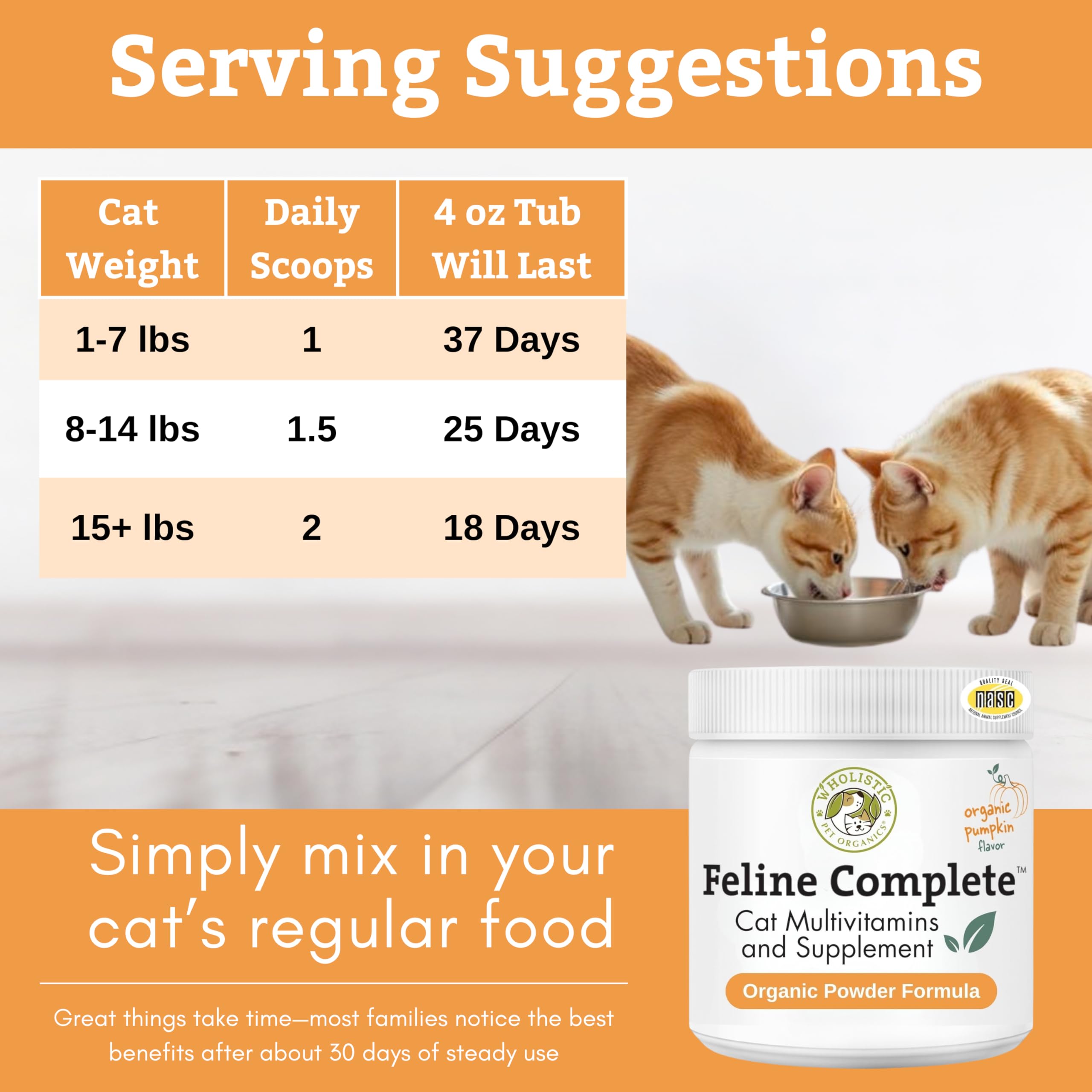 Wholistic Pet Organics pumpkin-organique-poudre-ingredient: ingrédient naturel pour vitalité