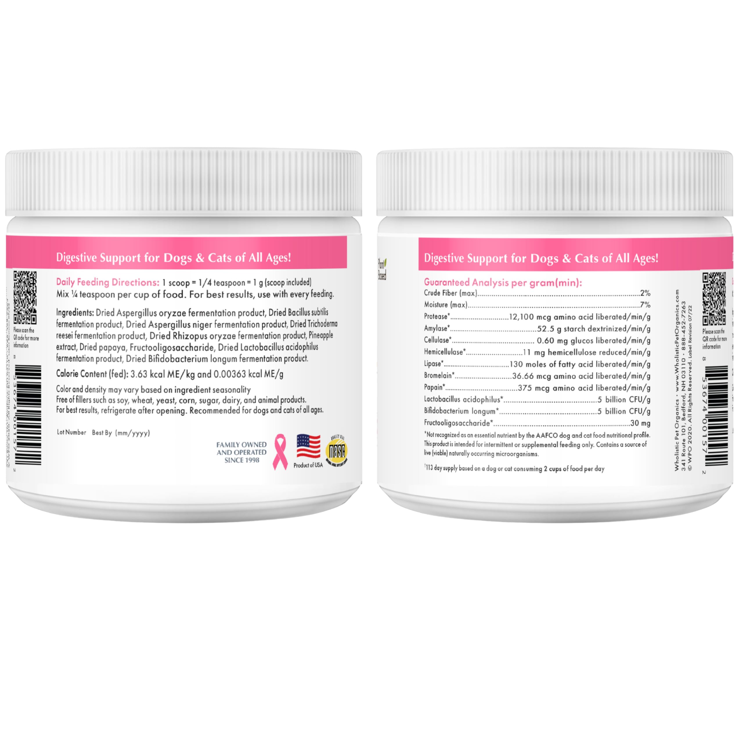 Wholistic Pet Organics routine-quotidienne: intégration simple dans le repas quotidien des animaux.