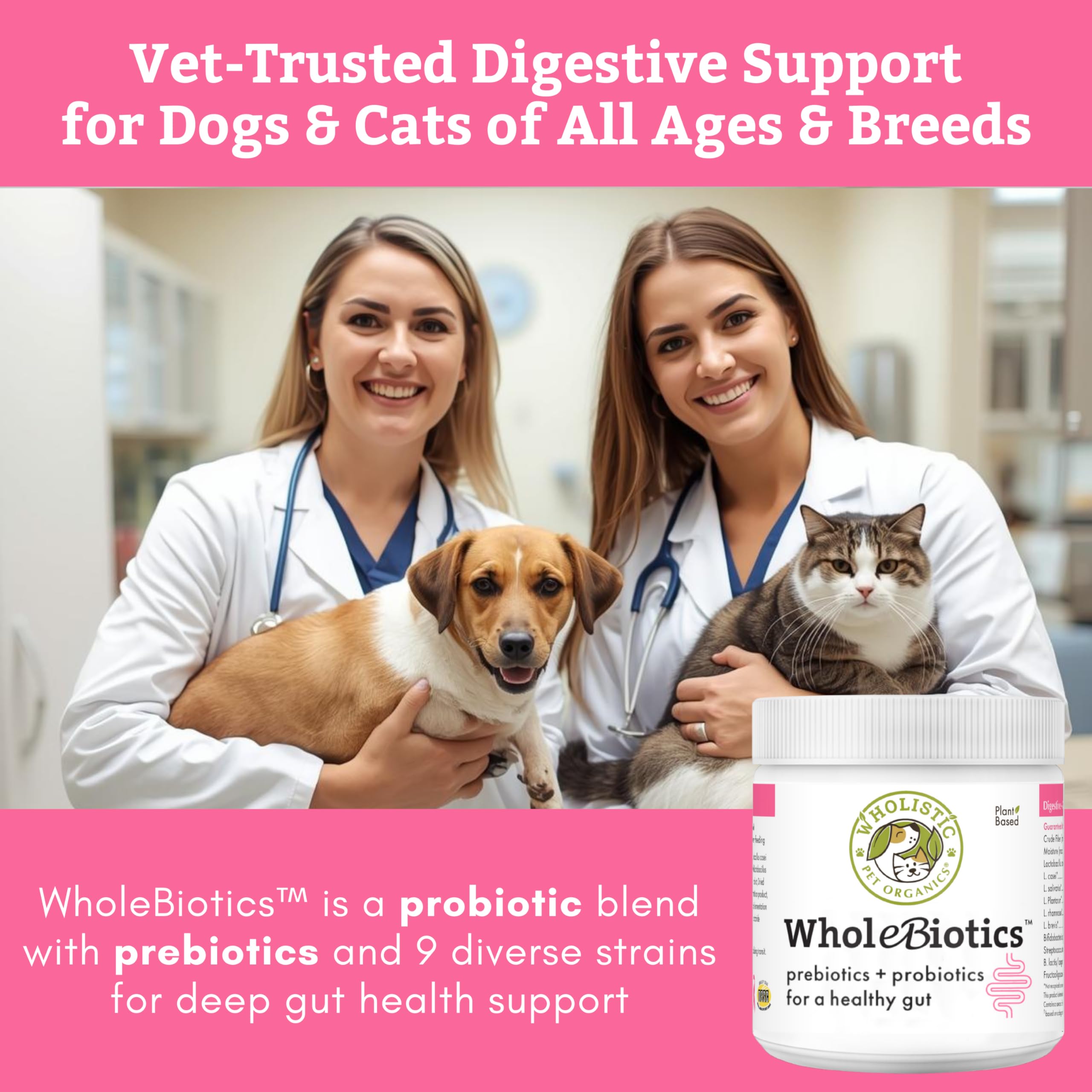 Cuillère-mesure WholeBiotics facilitant l’ajout au repas quotidien de votre animal