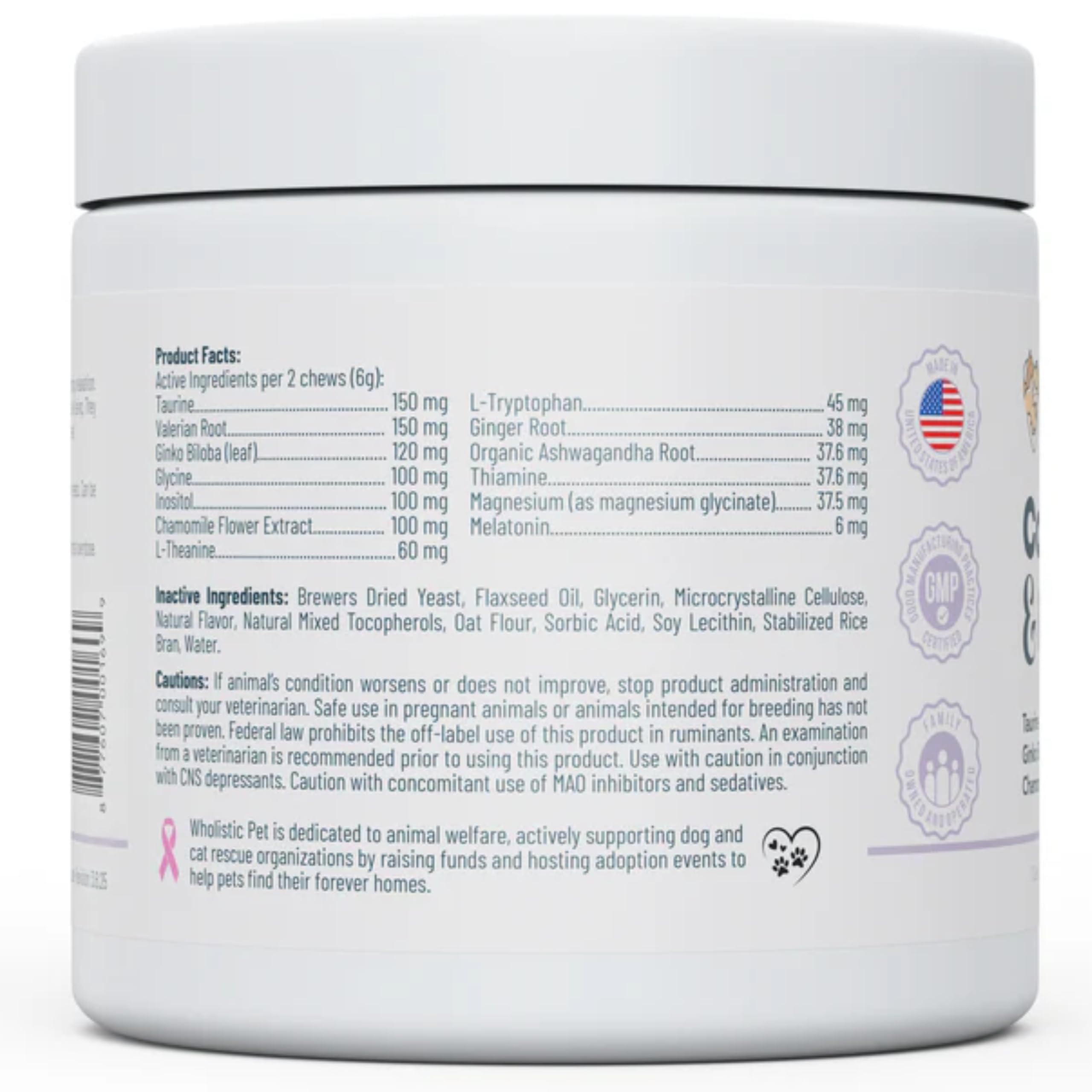 Wholistic Pet Organics – symbole de satisfaction et de confiance à 90 jours