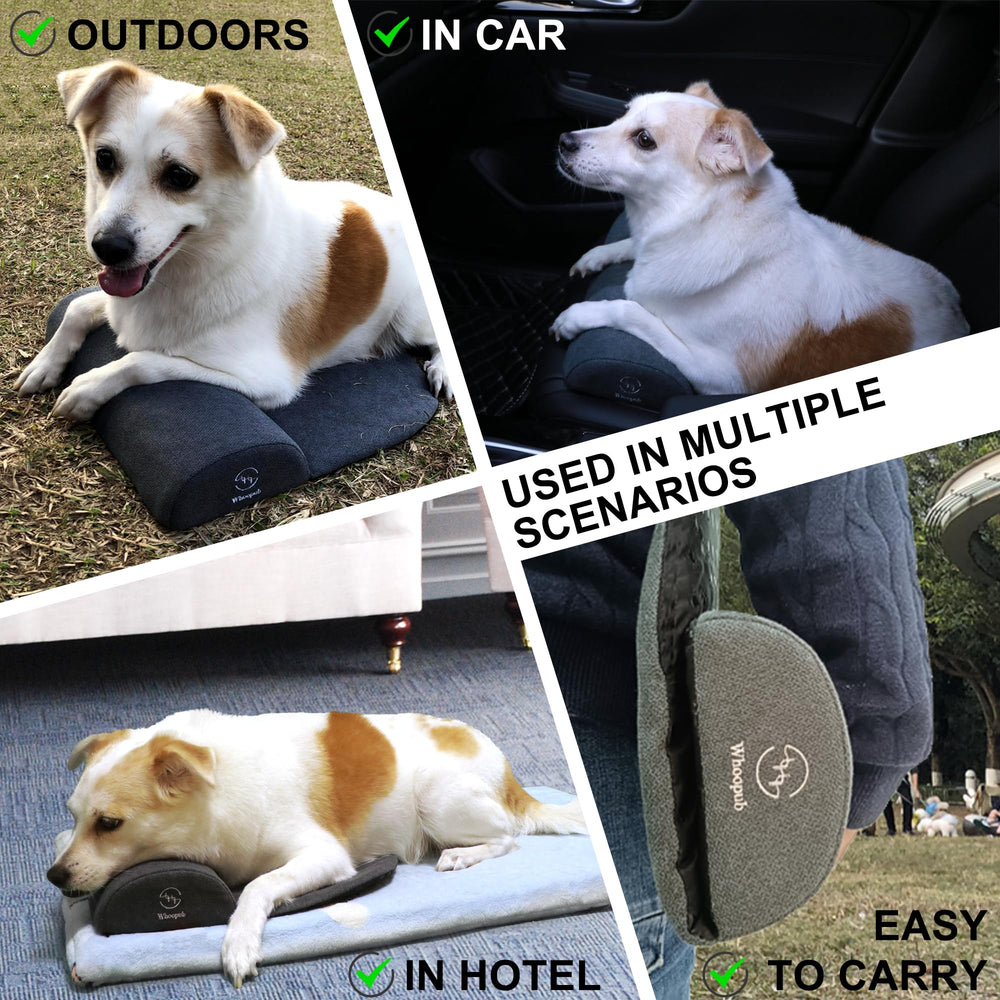 Whoopub coussin bolster chien XL housse lavable en machine pour l'entretien.