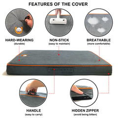 Whoopub protège-intérieur imperméable – protection renforcée de la mousse.
