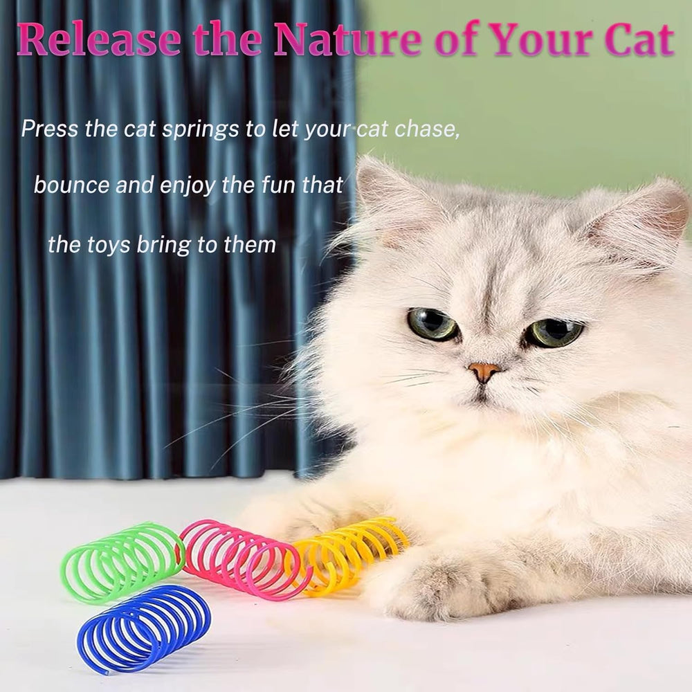 WHXYTHREE jouet ressor-chat bleu: jeu rapide et léger pour chats dynamiques.