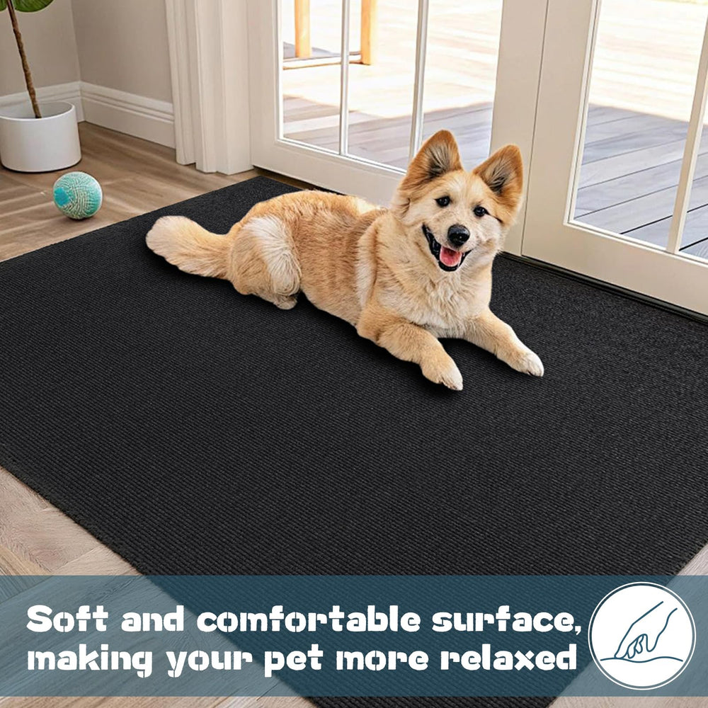 Tapis Wibeelee grand format 32x50 couvre entièrement le fond de la caisse.