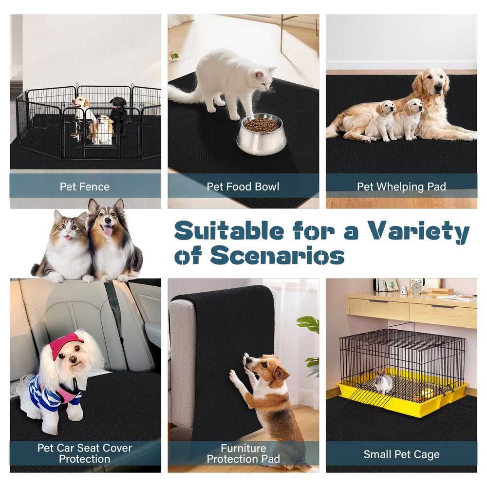 Tapis Wibeelee prêt pour le lavage et réutilisable après usage.