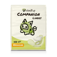Tampons absorbants WickedPup pour chiens, indicateur visuel et propreté facilitée