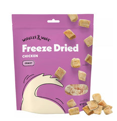Wiggles & Wags poulet séché - grignotage 5oz, friandise croquante pour chien.