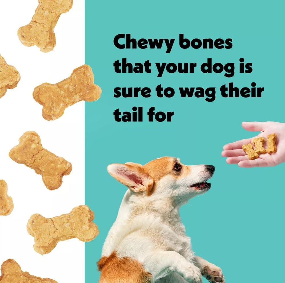 Wiggles & Wags texture douce, prise facile pour chiens de tout âge.