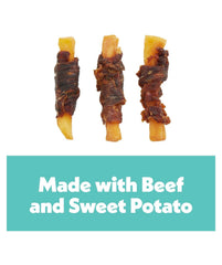 Sachet Wiggles & Wags Twists 16 oz avec distributeur inclus, pratique pour sorties.