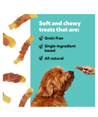 Sachet refermable Wiggles & Wags Twists, fraîcheur garantie pour l'entraînement.