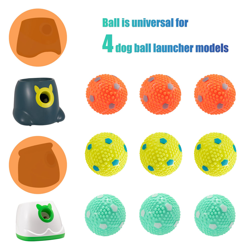 Balles WIGGLYTAIL compatibles avec lanceur automatique pour jeu autonome.