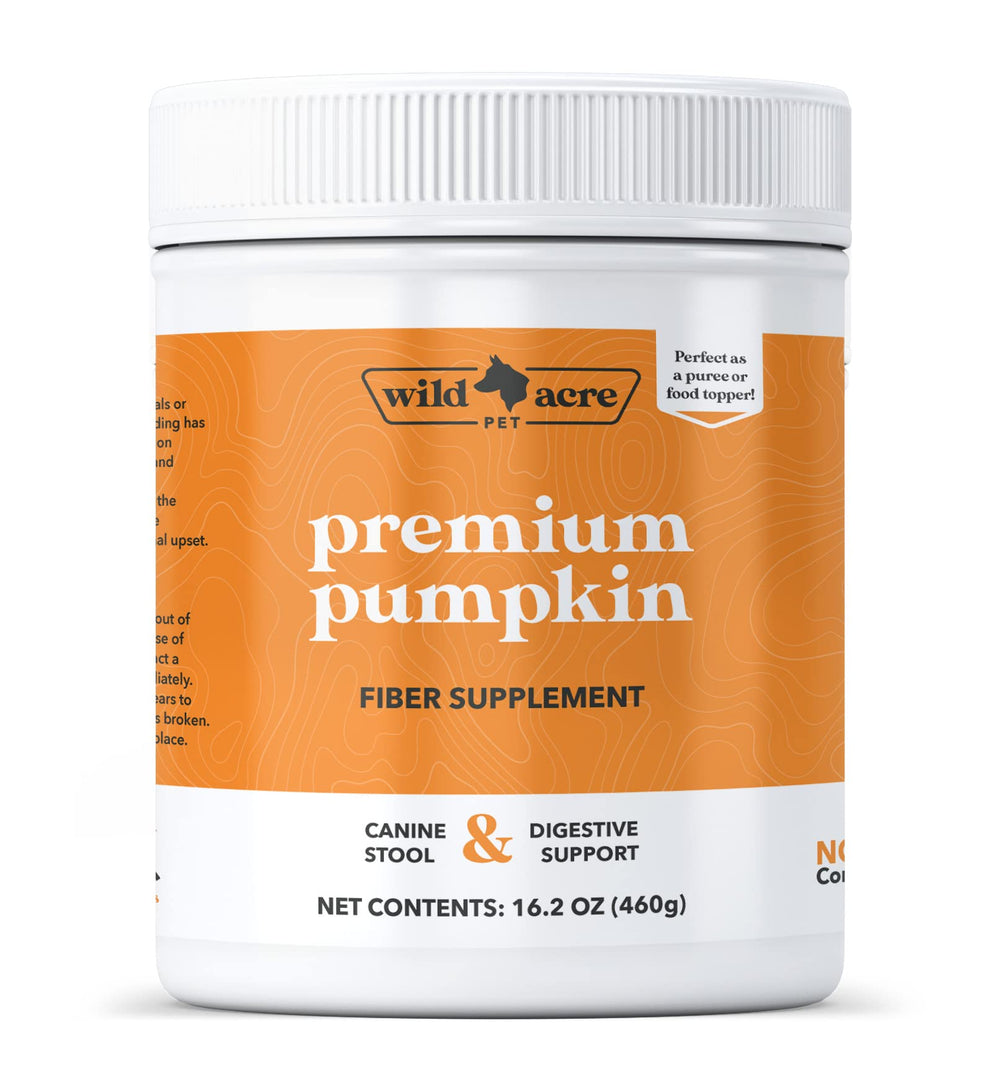 Wild Acre poudre citrouille chien : soutien digestion doux et naturel