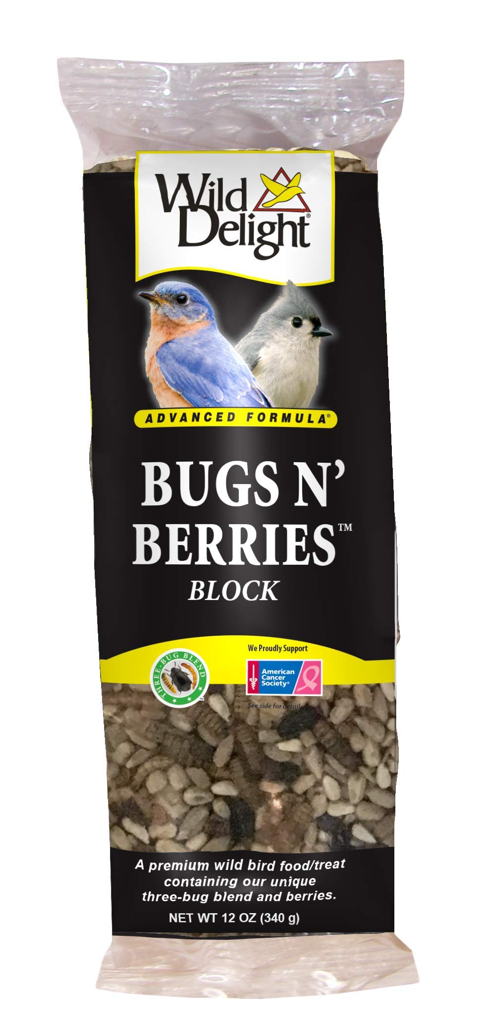 Bloc Bugs N' Berries Wild Delight attire les oiseaux du jardin et offre énergie