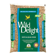 Wild Delight nourriture Tourterelles et Cailles, sac 10 livres, attire et nourrit les oiseaux.
