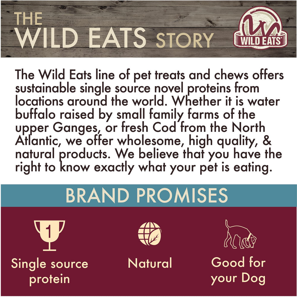Garantie et choix Wild Eats pour friandises sans céréales.