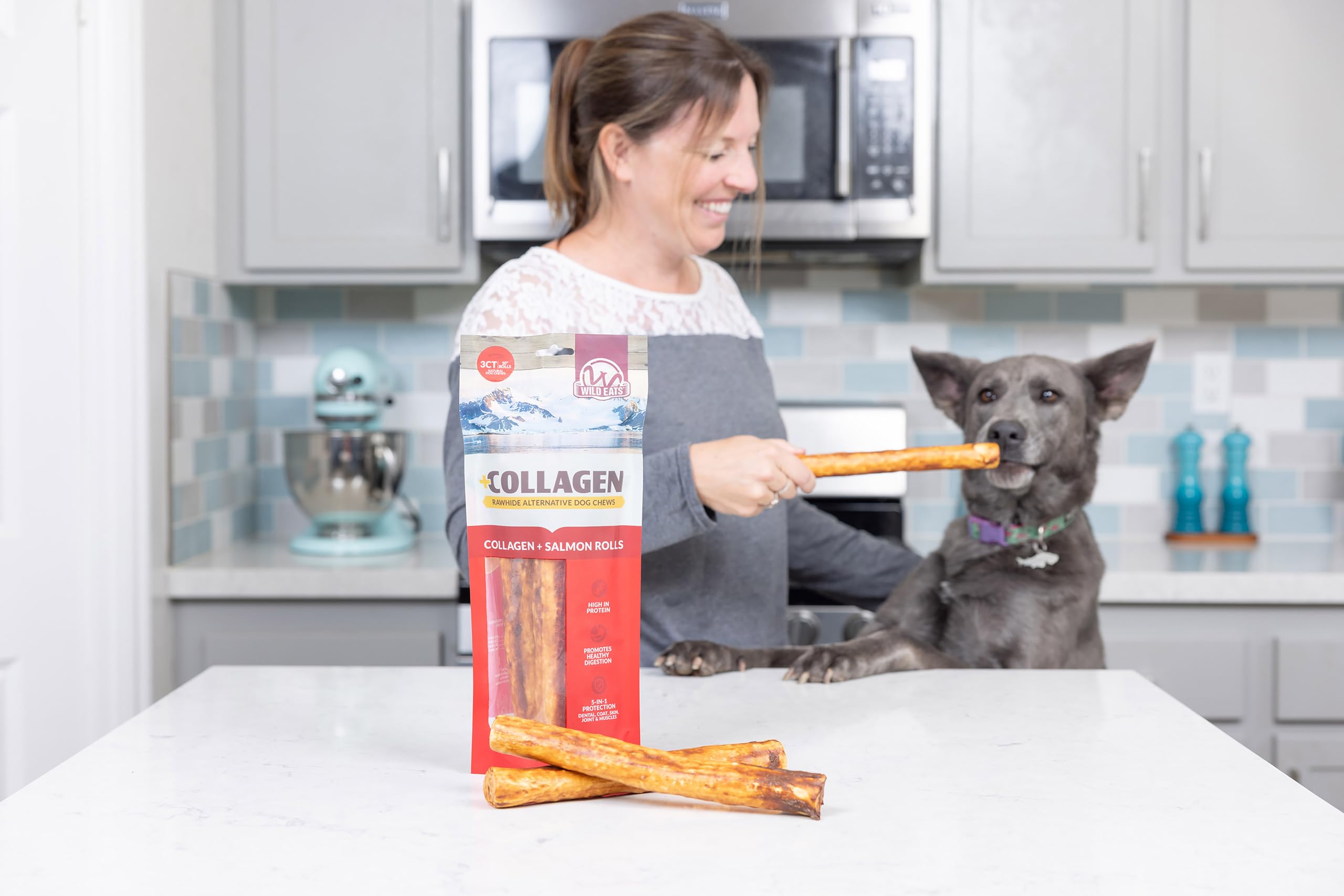 Wild Eats Rouleaux saumon cuits lentement : saveur naturelle et texture rassurante.