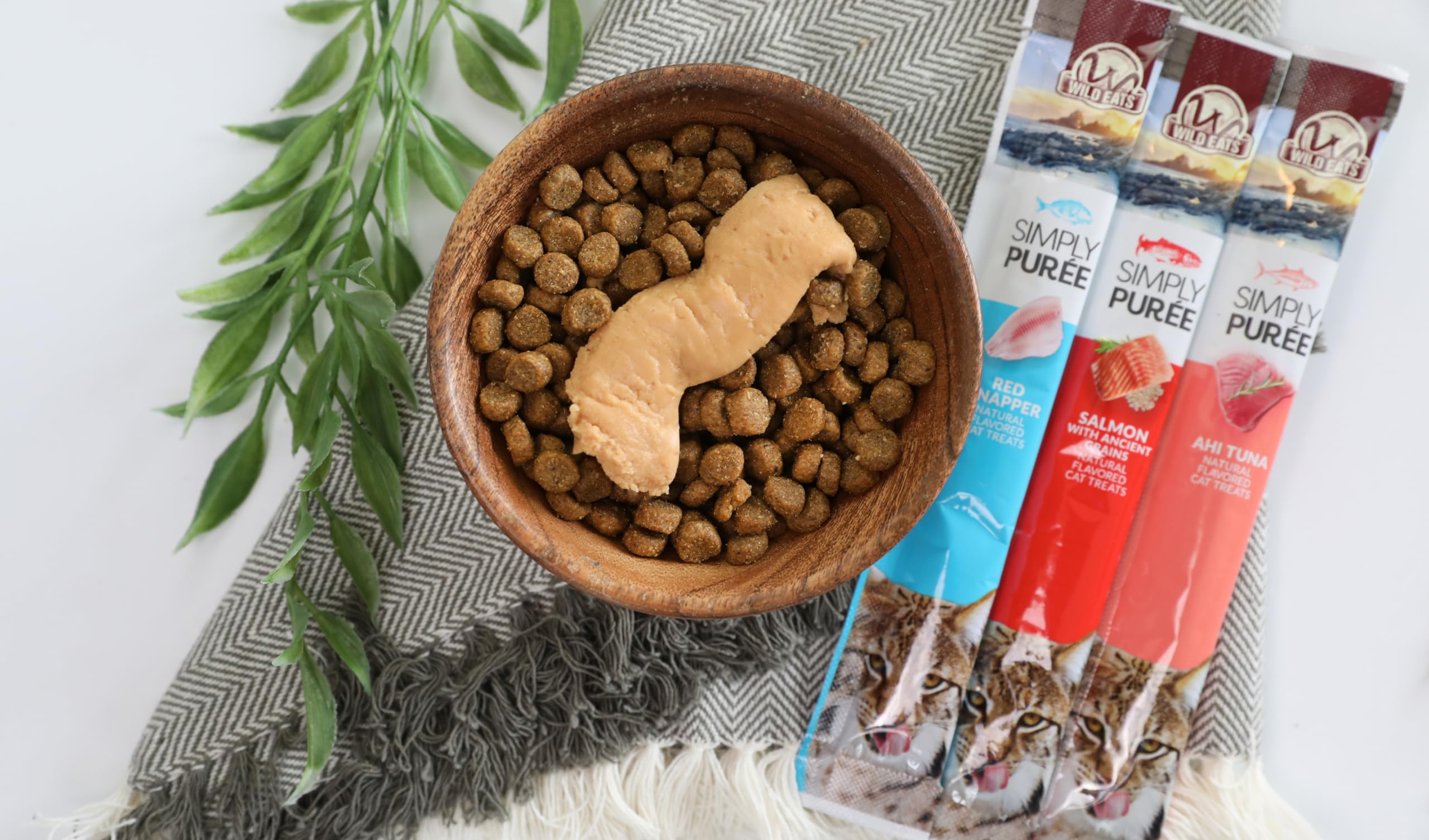 Texture crèmeuse Wild Eats mise en avant lors du léchage