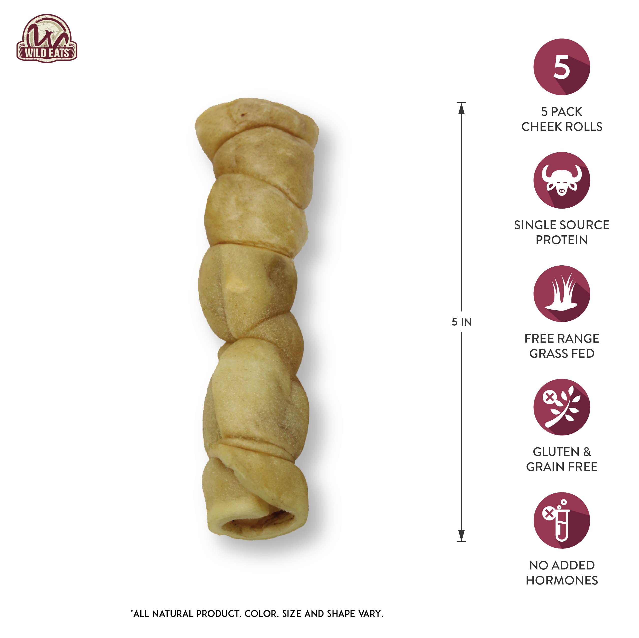 Rouleau Wild Eats, texture dense, parfait pour mâchage prolongé