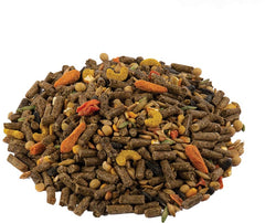 Lapin dégustant son repas Wild Harvest, appétence et équilibre nutritionnel.