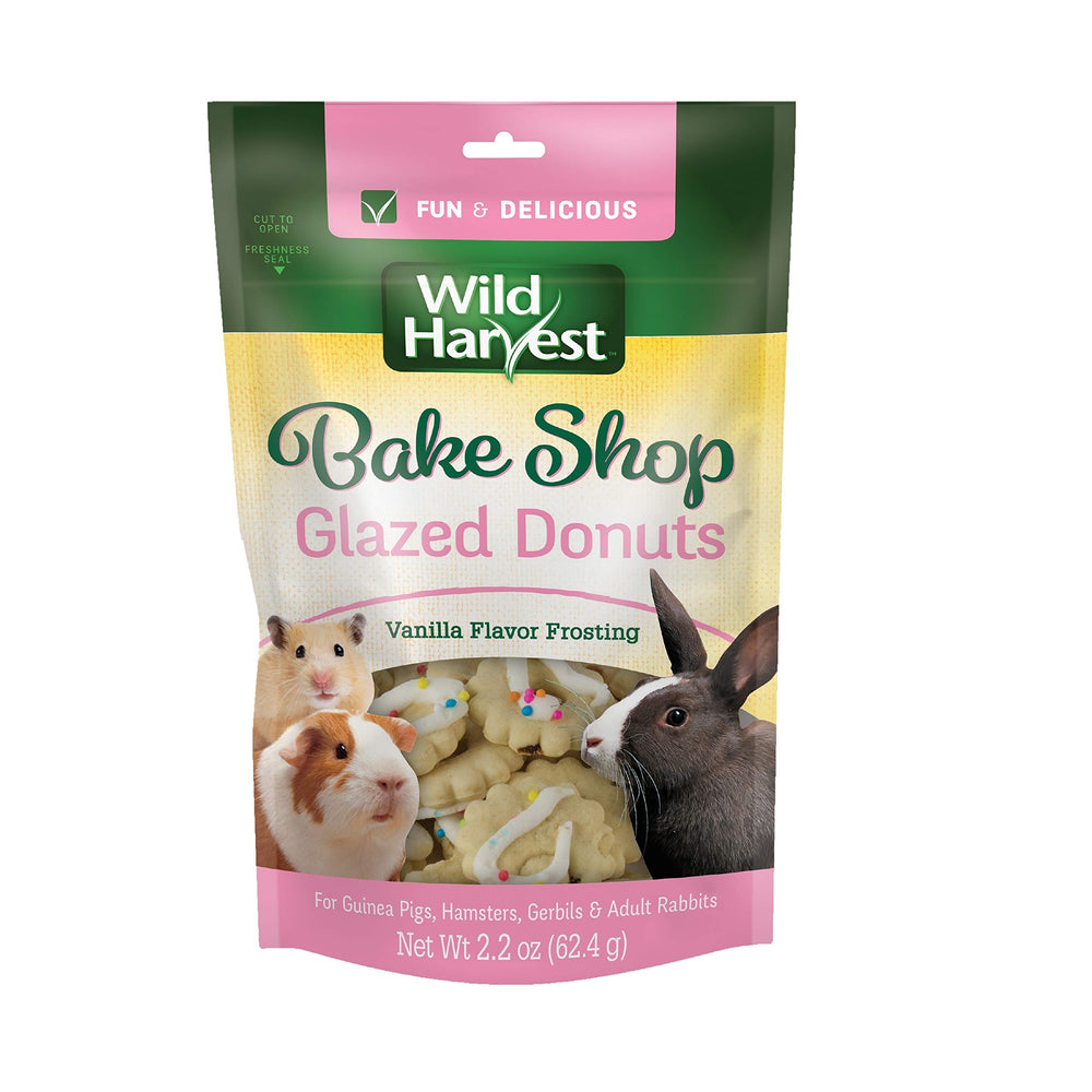 Beignets glacés Wild Harvest pour petits animaux, friandise savoureuse et croquante.
