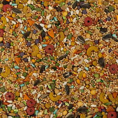 Wild Harvest cacatoes melange-variete-millet-avoine-carthame-tournesol: encourage l'exploration alimentaire et le comportement naturel.