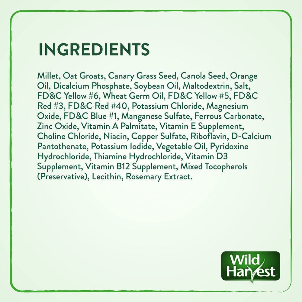 Wild Harvest Daily Blend: ingrédients choisis pour plumage et vitalité.