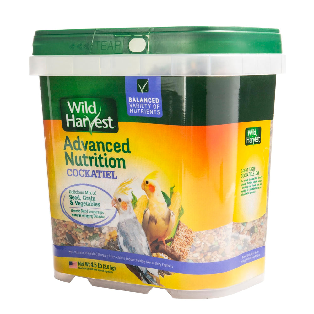 Wild Harvest dose-quotidienne-cockatiel: portions simples et pratiques.