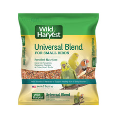 Wild Harvest Mélange Universel pour Petits Oiseaux — bouteille pratique pour nourrir chaque jour.