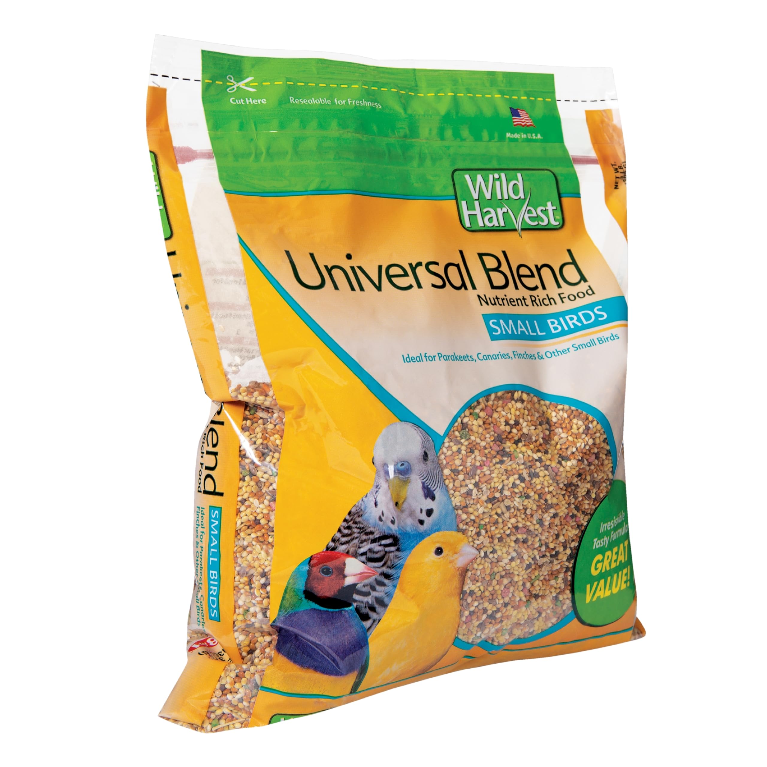 Bol de graines Wild Harvest Mélange Universel, alimentation quotidienne simple.