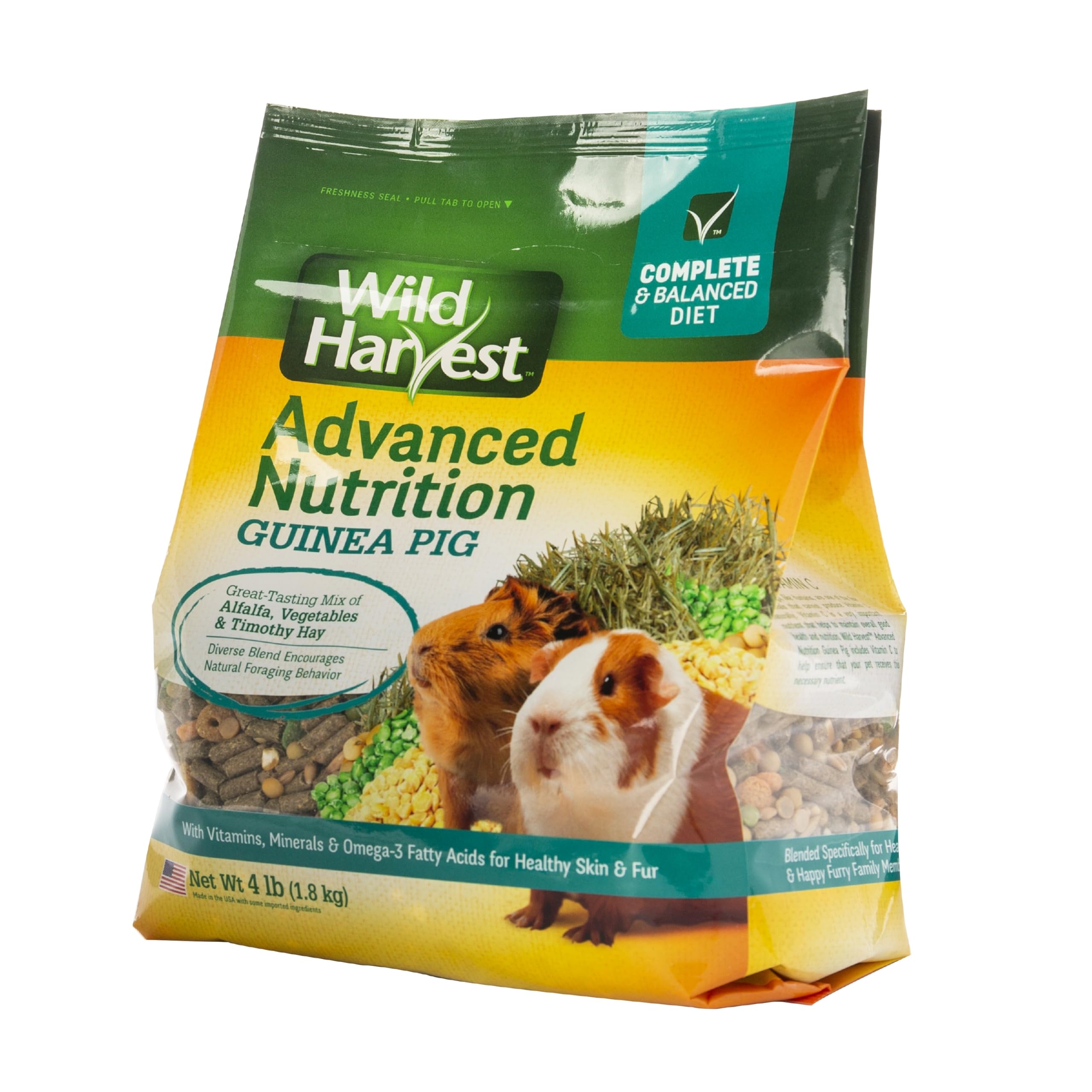 Wild Harvest Cochon d’Inde: enrichment foraging pour stimulation mentale.