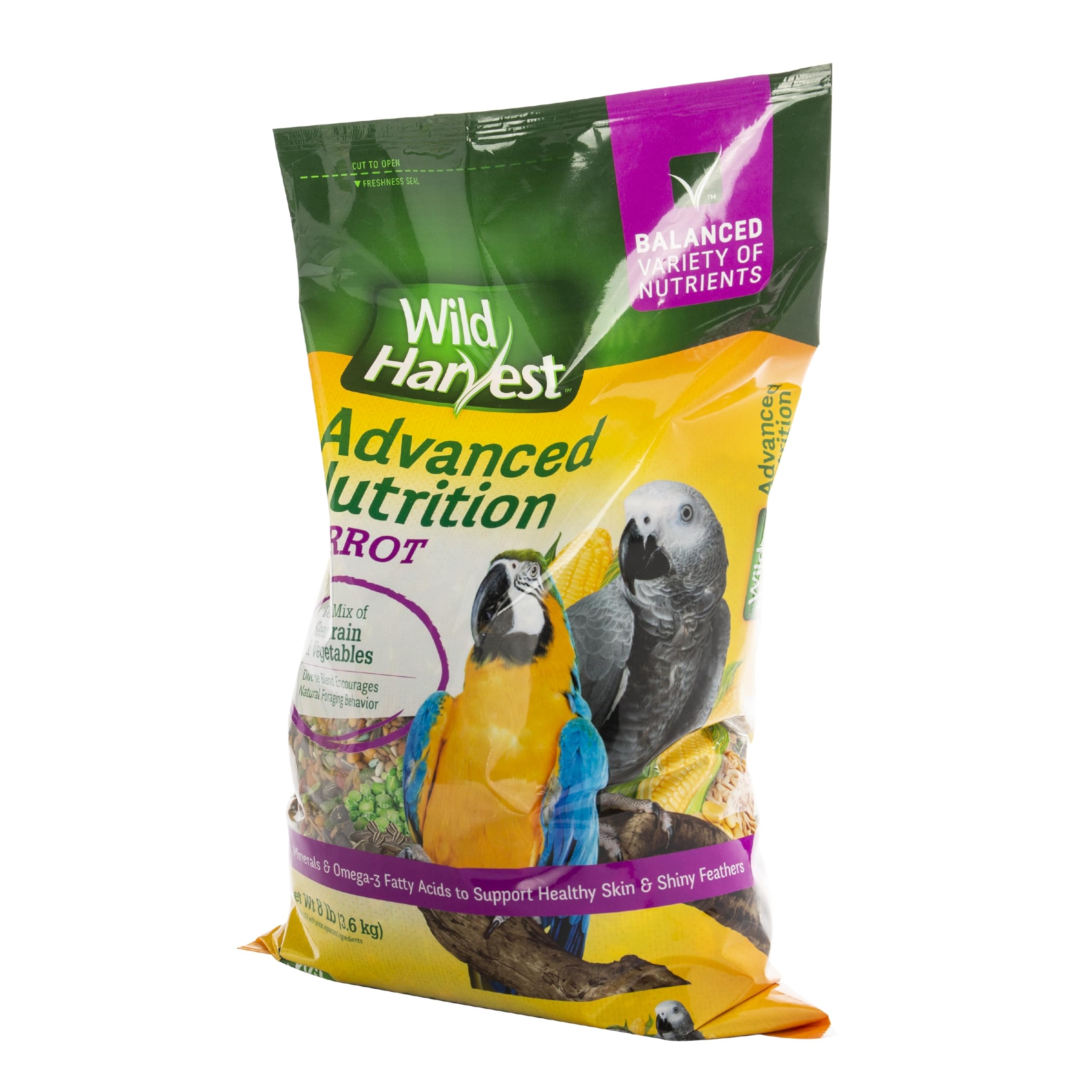 Wild Harvest Portion Quotidienne Grand Perroquet — dosage adapté.