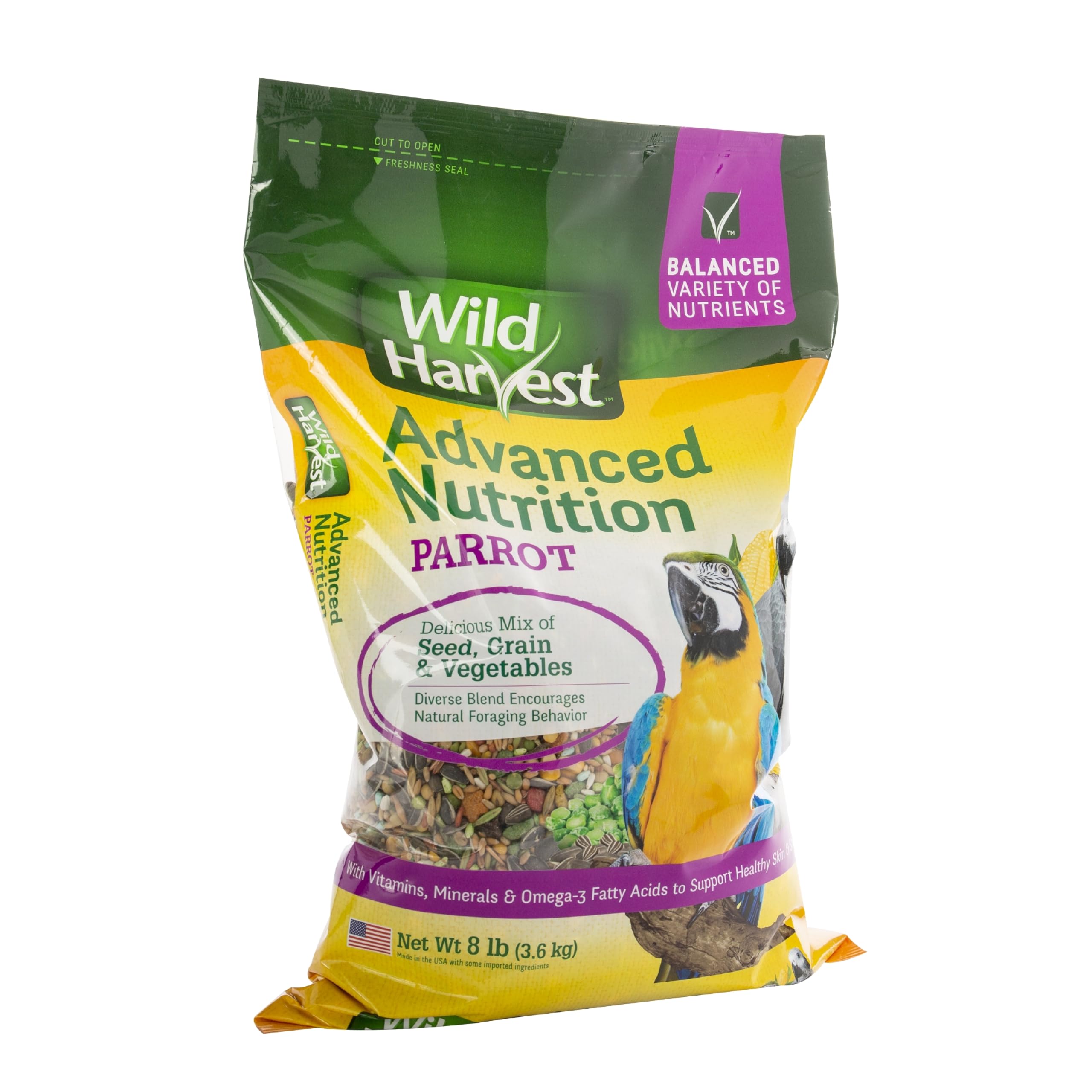 Wild Harvest Portion Quotidienne Petit Perroquet — dosage adapté.