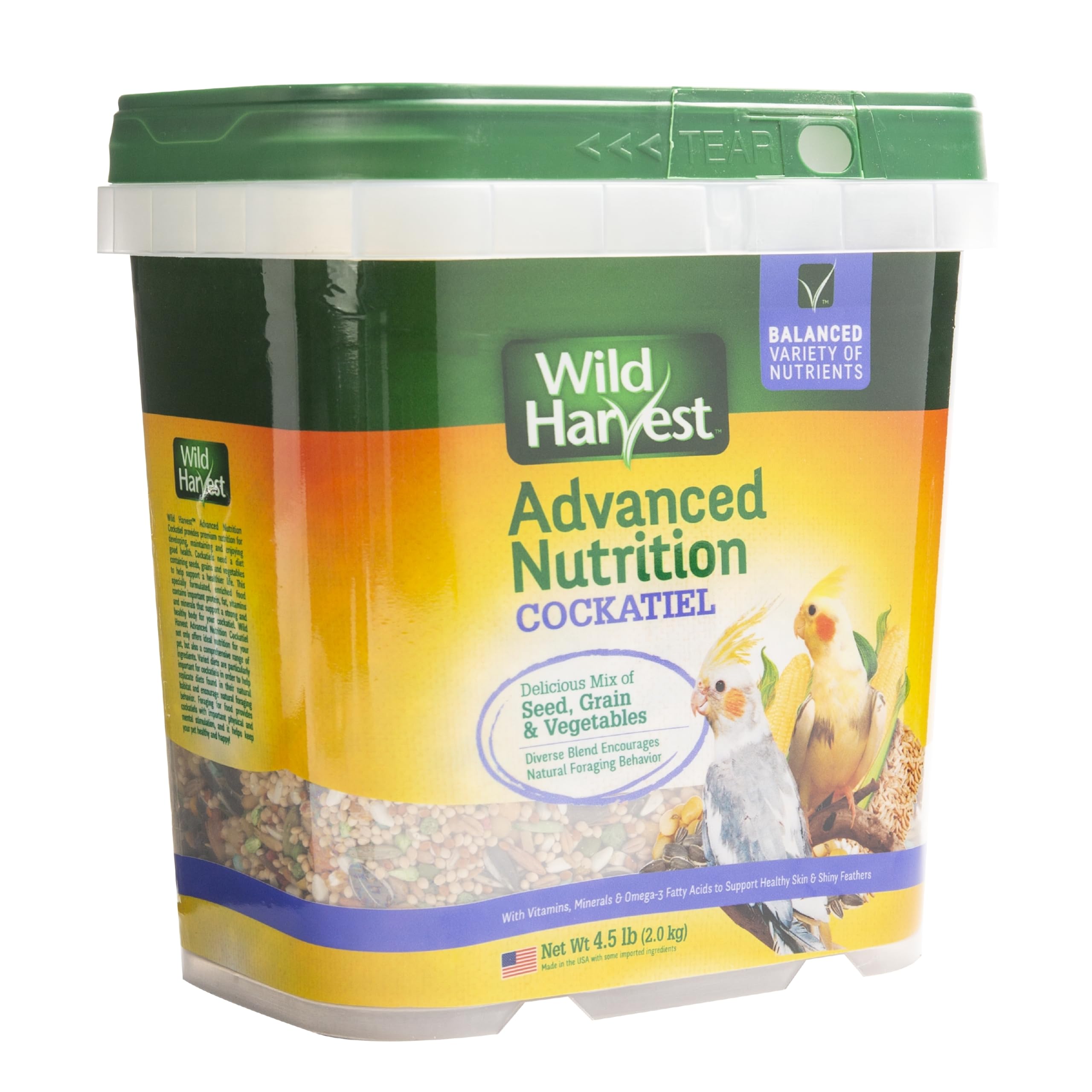 Wild Harvest variete-grains-pour-forage-cockatiel: stimulation mentale.