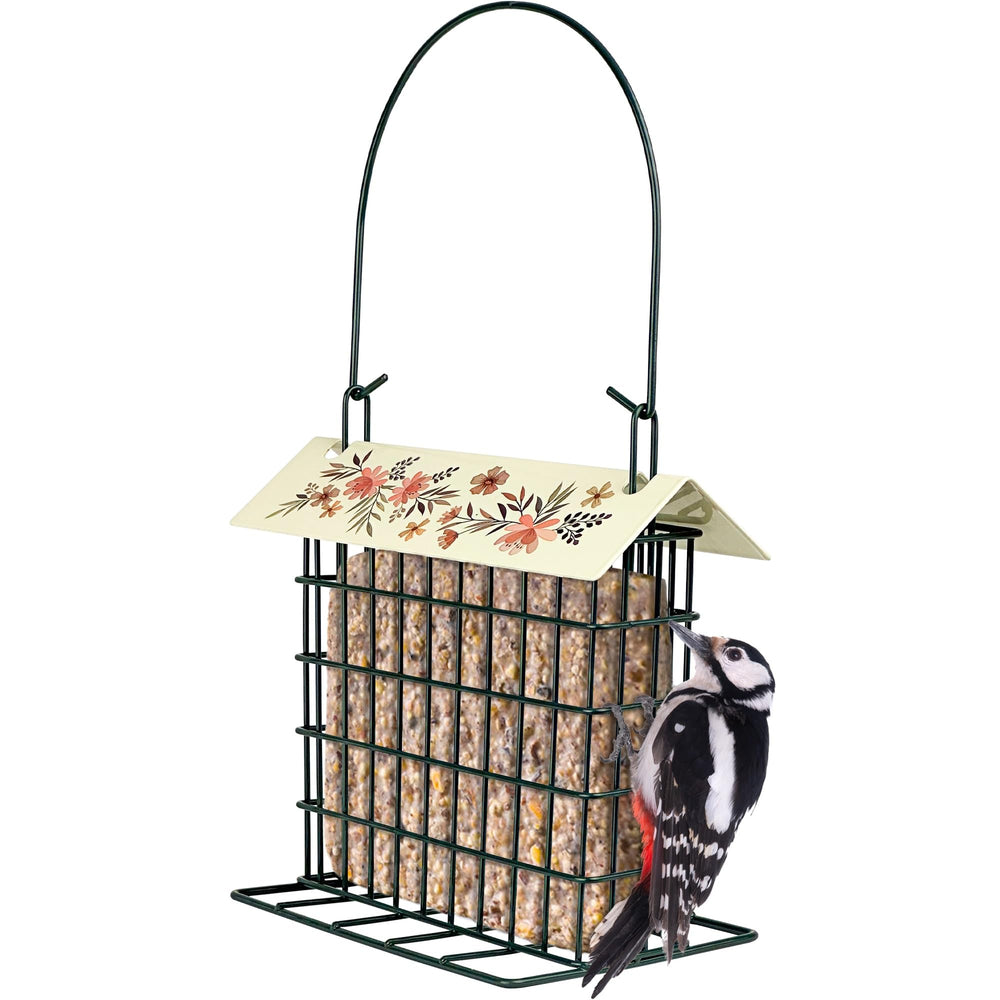 Wild Wings cage à suif décoratif extérieur, charme rustique qui attire les oiseaux tout en décorant le jardin.
