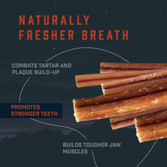 Wild Wolf Bully Sticks 100% naturel: snack pur sans hormones ni additifs