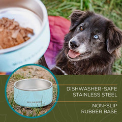 Anneau antidérapant Wilderdog pour bol stable sur sol.