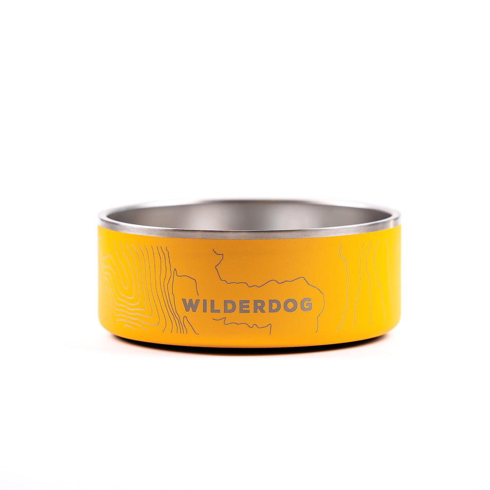 Bol Wilderdog en inox anti-glisse, parfait pour repas stables.