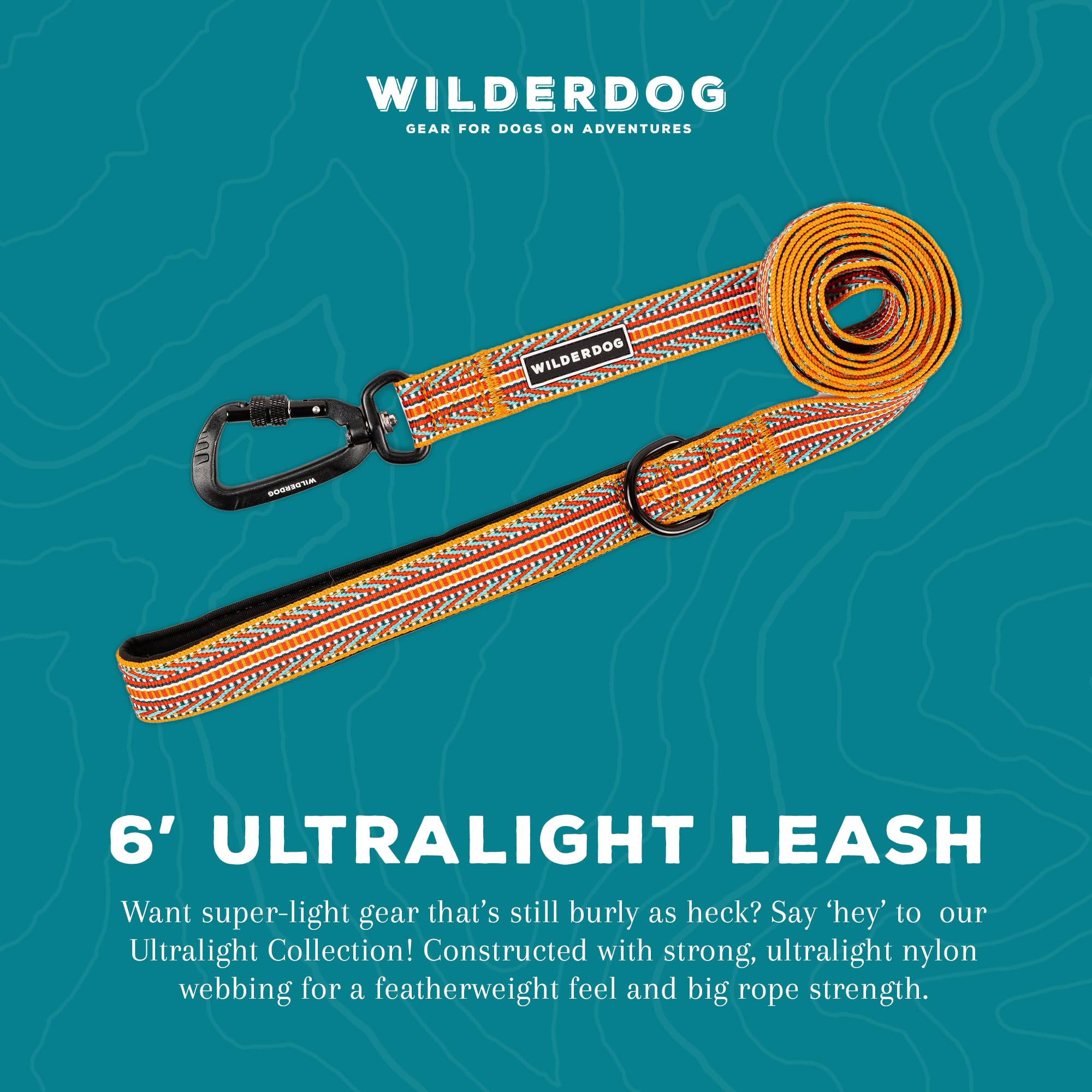 Légèreté Wilderdog Ultralight et longueur 6 pieds pour les randonnées urbaines