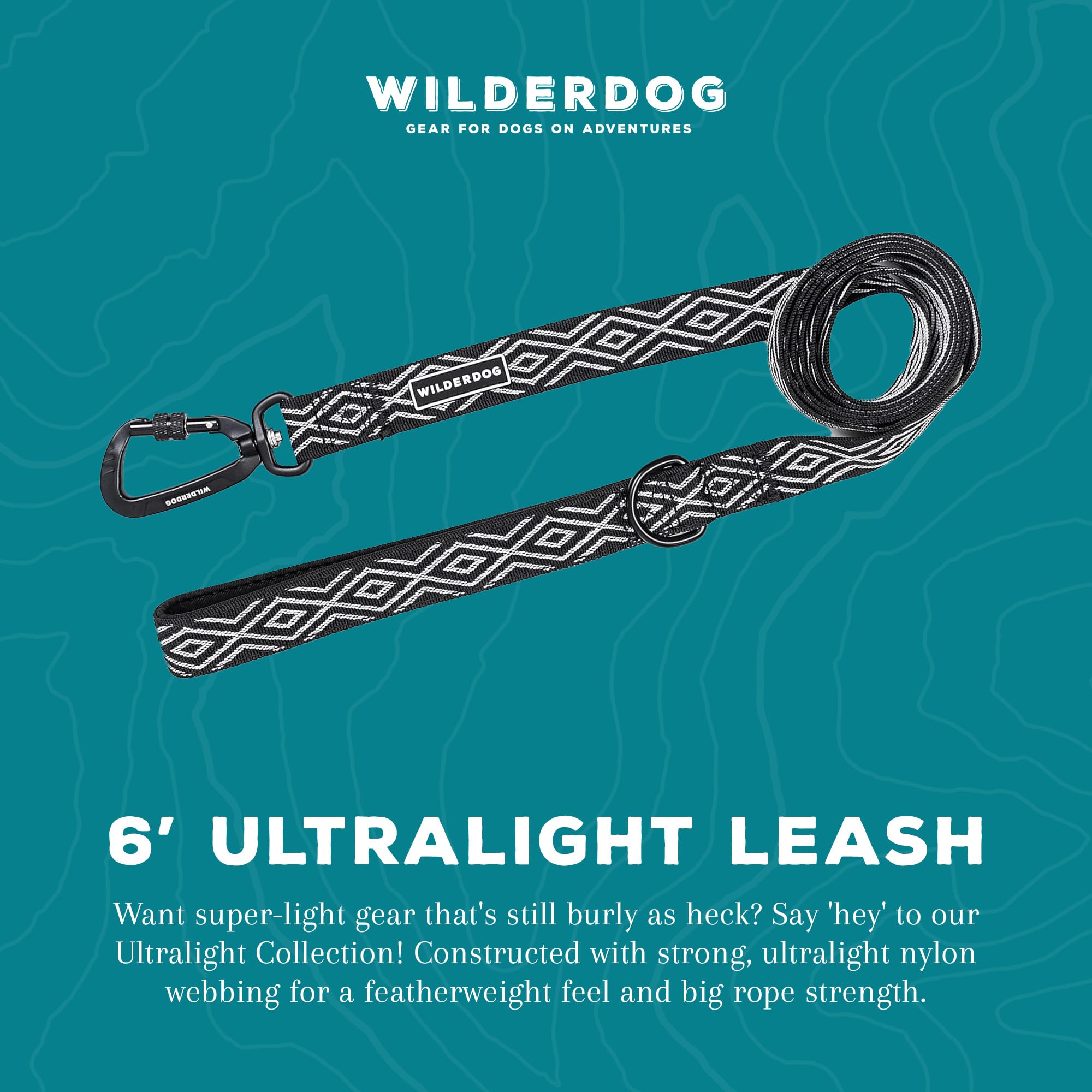 Wilderdog Ultralight: mousqueton verrouillable pour attache rapide et sûre.