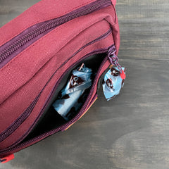 Sac banane Wilderdog, trois poches organisées pour friandises et essentiels.