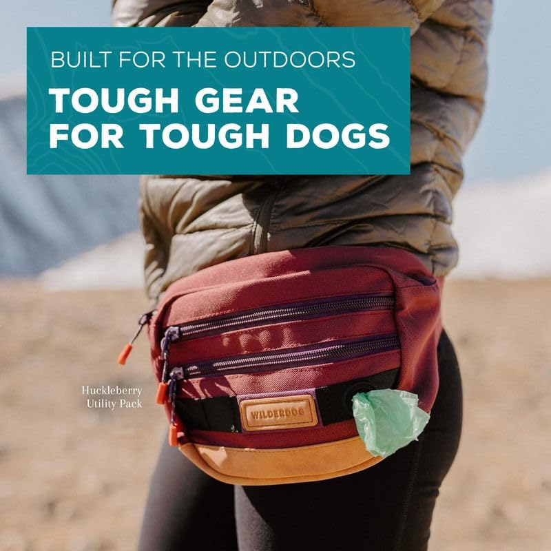 Sac banane Wilderdog – poches faciles d'accès pour friandises, clés et accessoires.