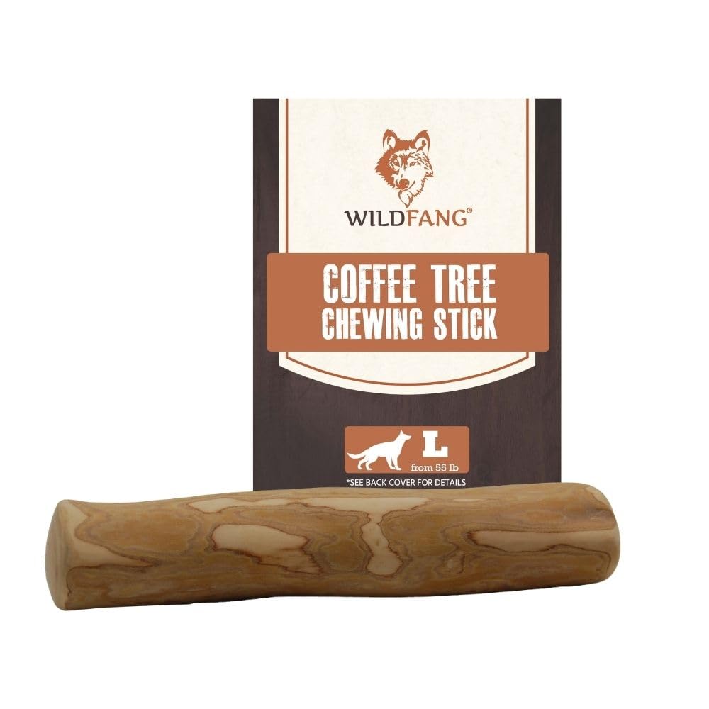 Wildfang baton bois cafe chien gros : mastication naturelle et durable.