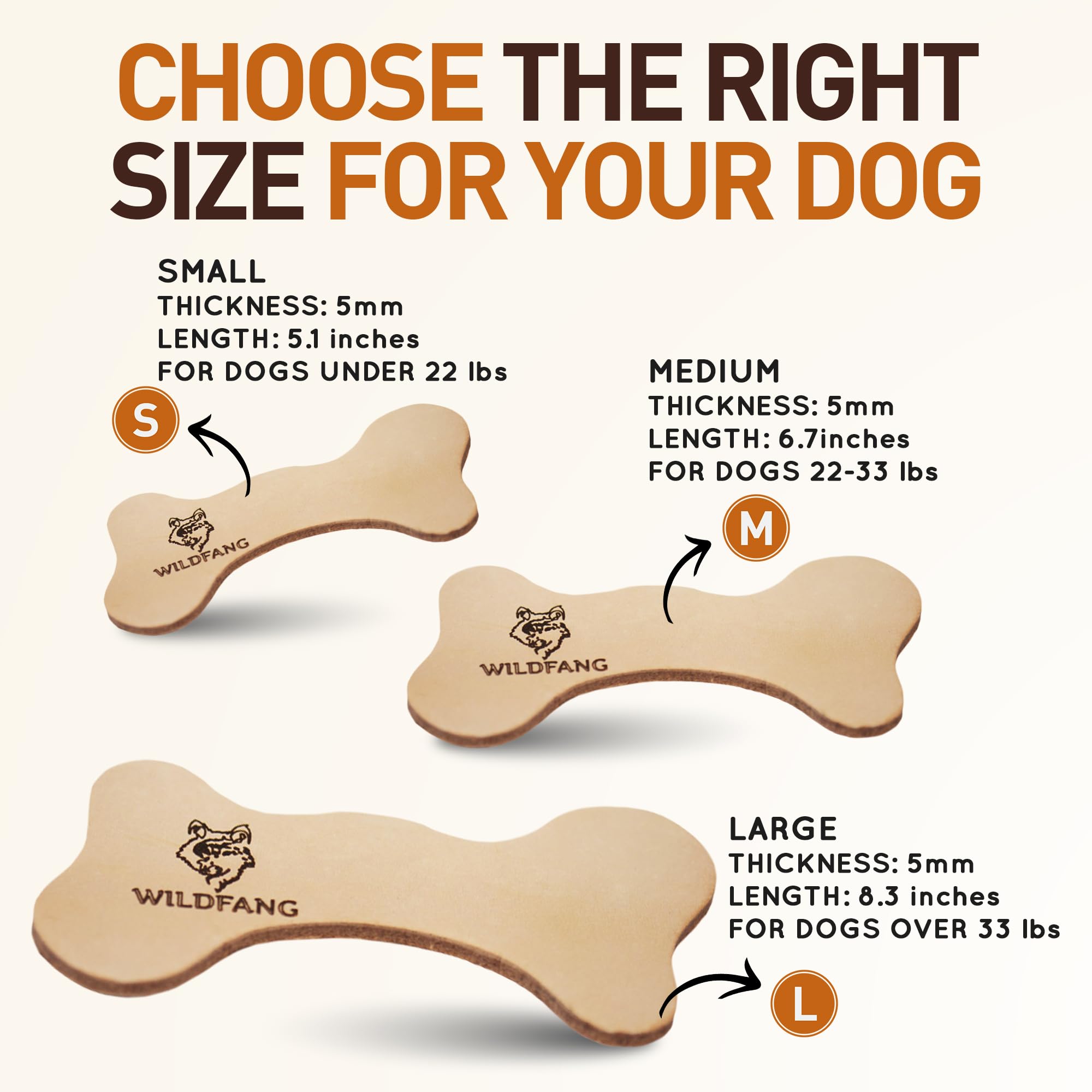 Wildfang os-cuir-dentition-douce – douceur adaptée pour chiots et chiens sensibles