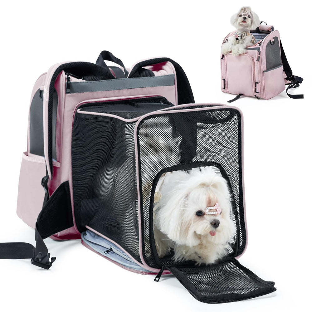 Wildgogo sac porte-animaux extensible avant, espace supplémentaire pour votre animal.
