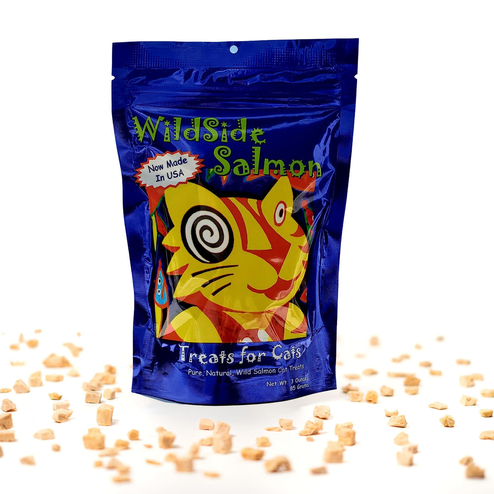 Ingrédient unique : saumon sauvage à 100 %, naturel et simple.