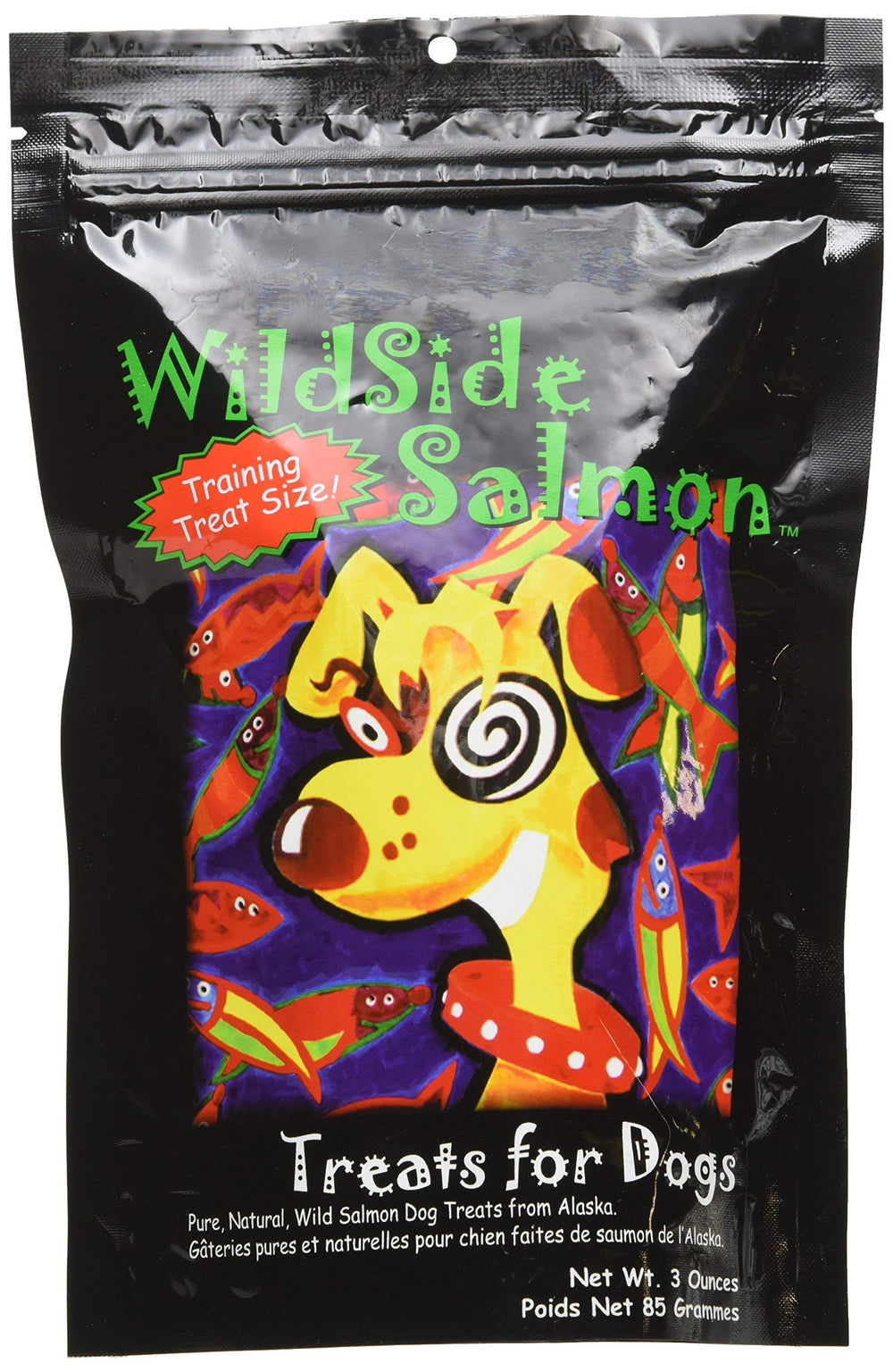 WildSideSalmon sachet saumon sauvage, récompense naturelle pour chiens et chats.