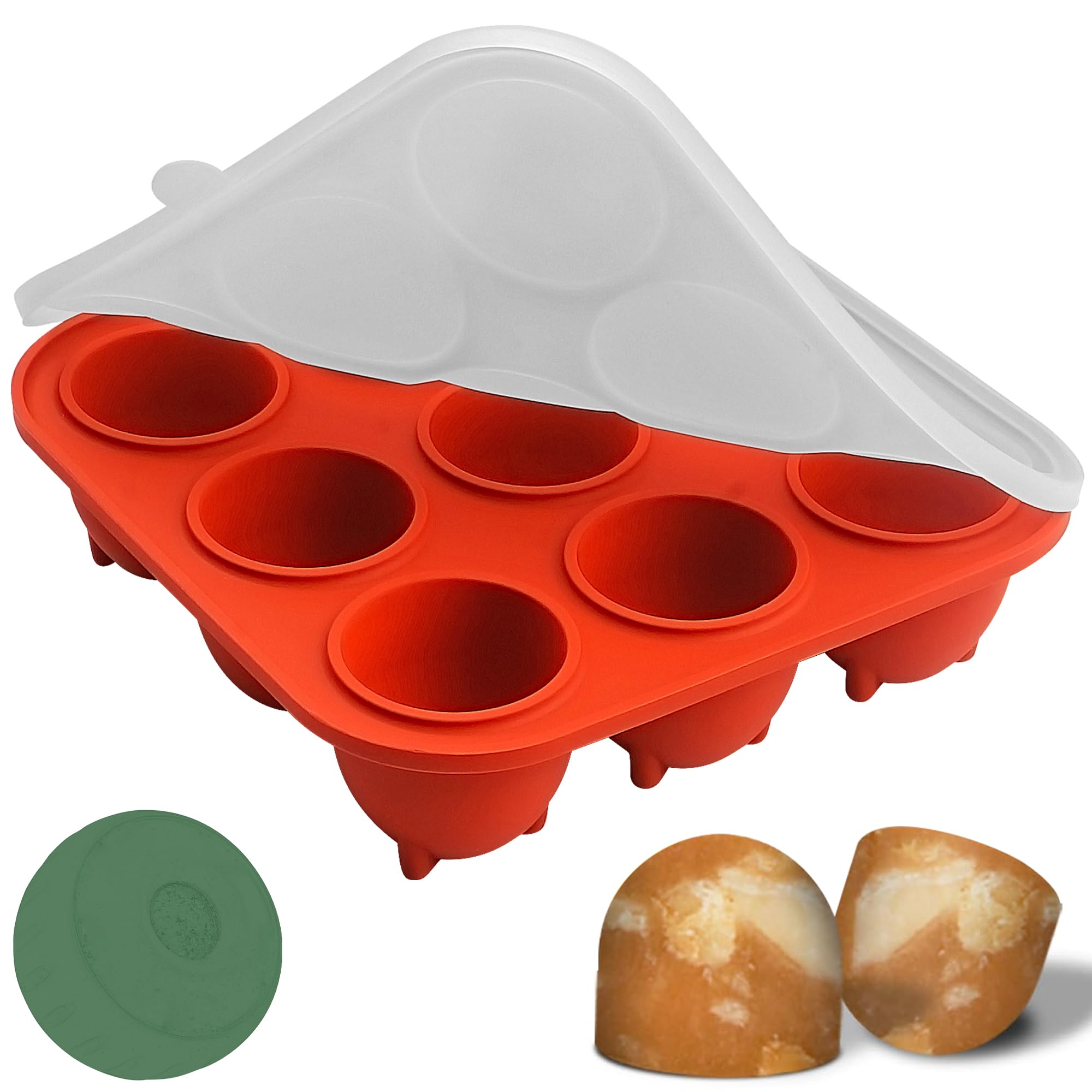 Moule silicone Wilewir à 9 cavités avec couvercle, idéale pour des friandises glacées maison.