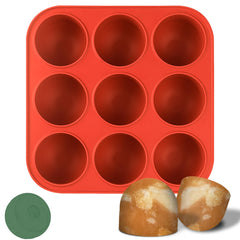 Wilewir moule silicone 9 cavités pour friandises chien, démoulage facile.